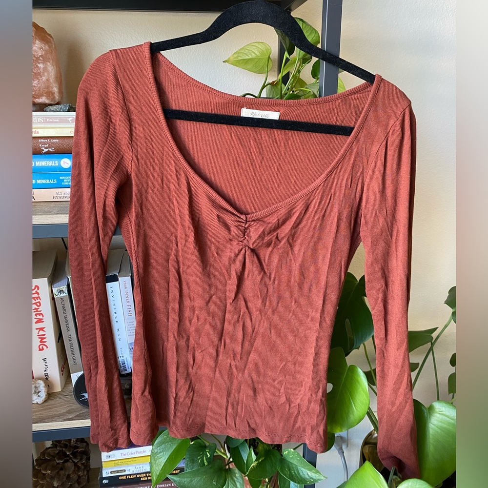 Madewell scoop neck top